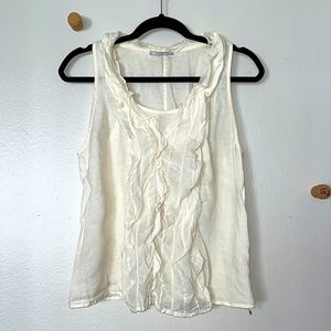 VICTORIA AMIANI | Linen Racerback Tank | 10